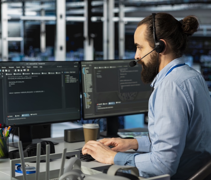 Clarent360 team collaborating on cybersecurity services